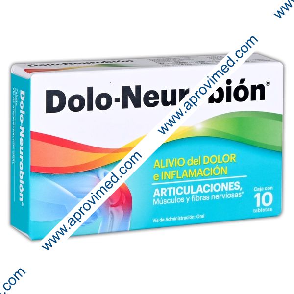 DOLO-NEUROBIÓN "Articulaciones" c/10 TABS. 50/50/50/0.25 MG.