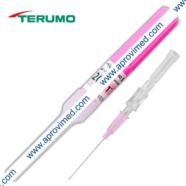 SURFLASH CATÉTER IV Radiopaco 20Gx1"(25mm) Rosa c/1 Pza.