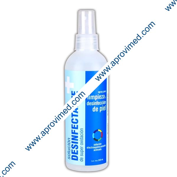 SOLUCIÓN DESINFECTANTE de SUPER OXIDACIÓN (Belabel) Spray Fco. c/240 ML.