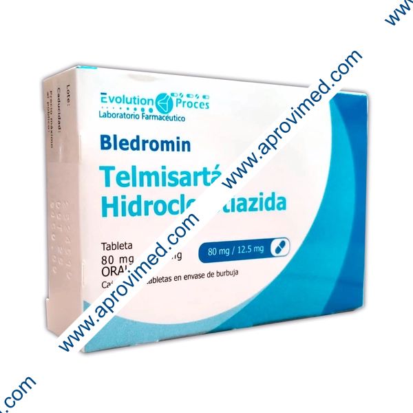 BLEDROMIN c/28 TABS. 80/12.5 MG.