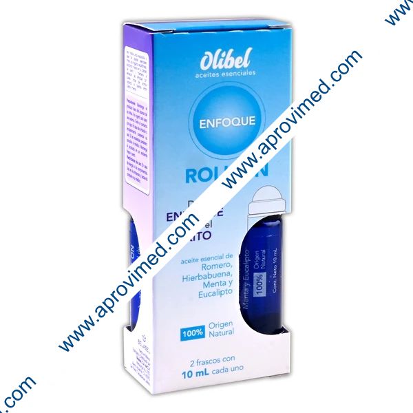 OLIBEL DESCANSO Y ENFOQUE ROLL ON Caja c/2 FCOS. 10 ML.