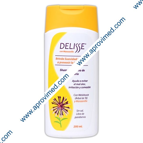 DELISSE c/MANZANILLA Shampoo Íntimo Fco. 200 ML.