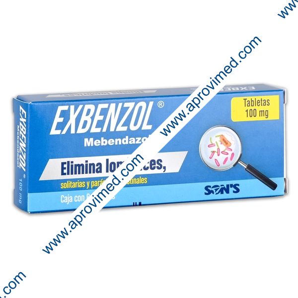 EXBENZOL c/6 TABS. 100 MG.