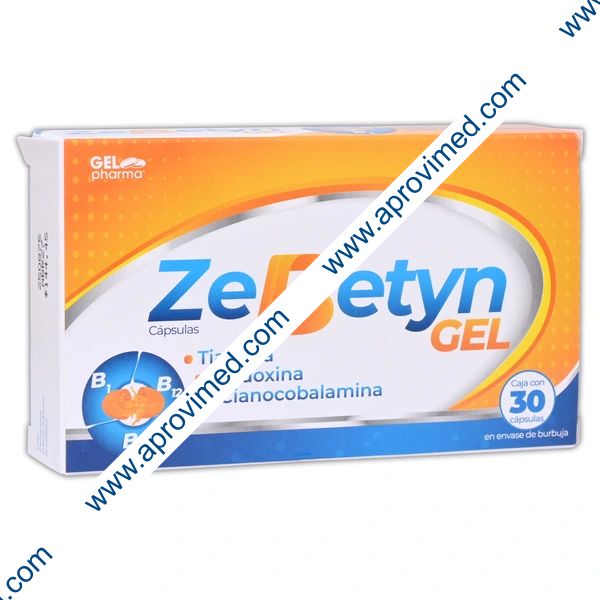ZEBETYN GEL c/30 CAPS. 100 MG/5 MG/50 MCG.