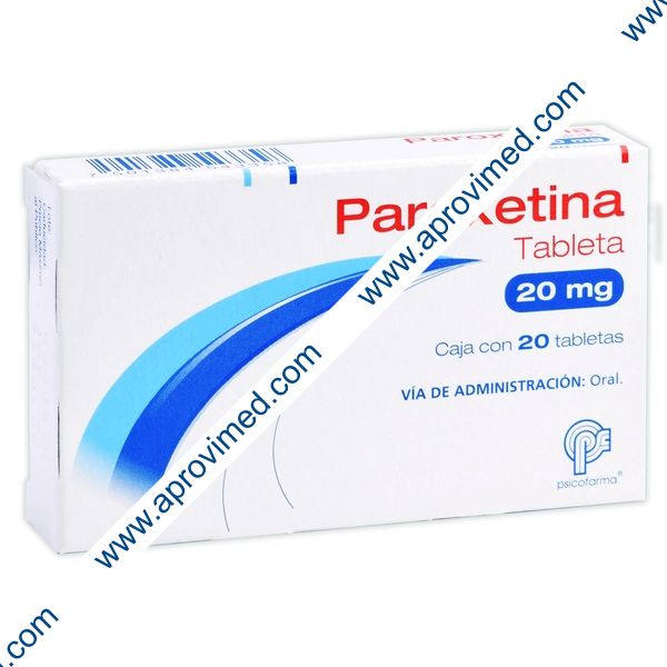 PAROXETINA (Psicofarma) c/20 TABS. 20 MG.