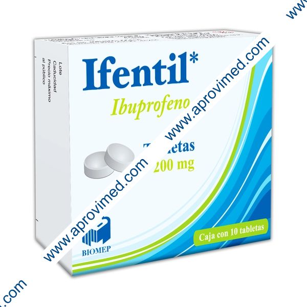 IFENTIL c/10 TABS. 200 MG.
