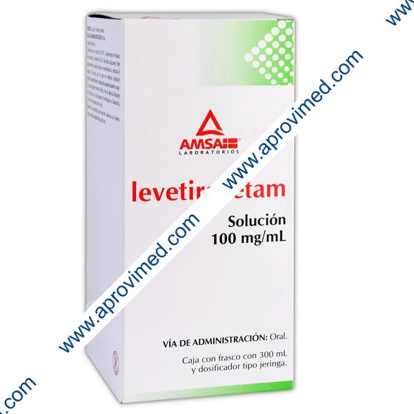 LEVETIRACETAM (Amsa) SOL. Fco. 300 ML. 100 MG/1 ML.