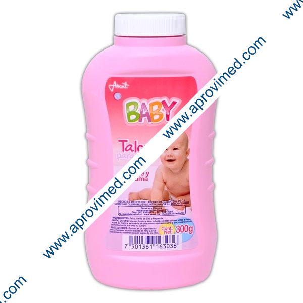 BABY TALCO PARA BEBÉ "Rosa" Fco. 300 G.
