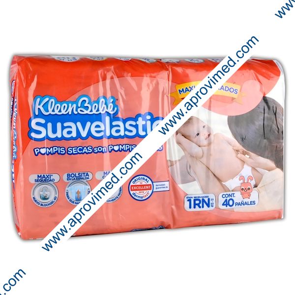 KLEENBEBÉ SUAVELASTIC RN (Etapa 1 / 2.5-5.5 Kg.) c/40 Pzs.
