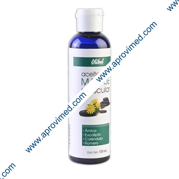 ACEITE PARA MASAJE MUSCULAR (Olibel) Fco. 120 ML.