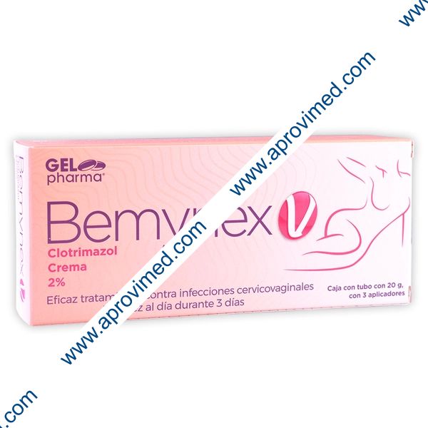 BEMYNEX-V CREMA 2% Tubo c/20 G. y 3 Aplicadores.
